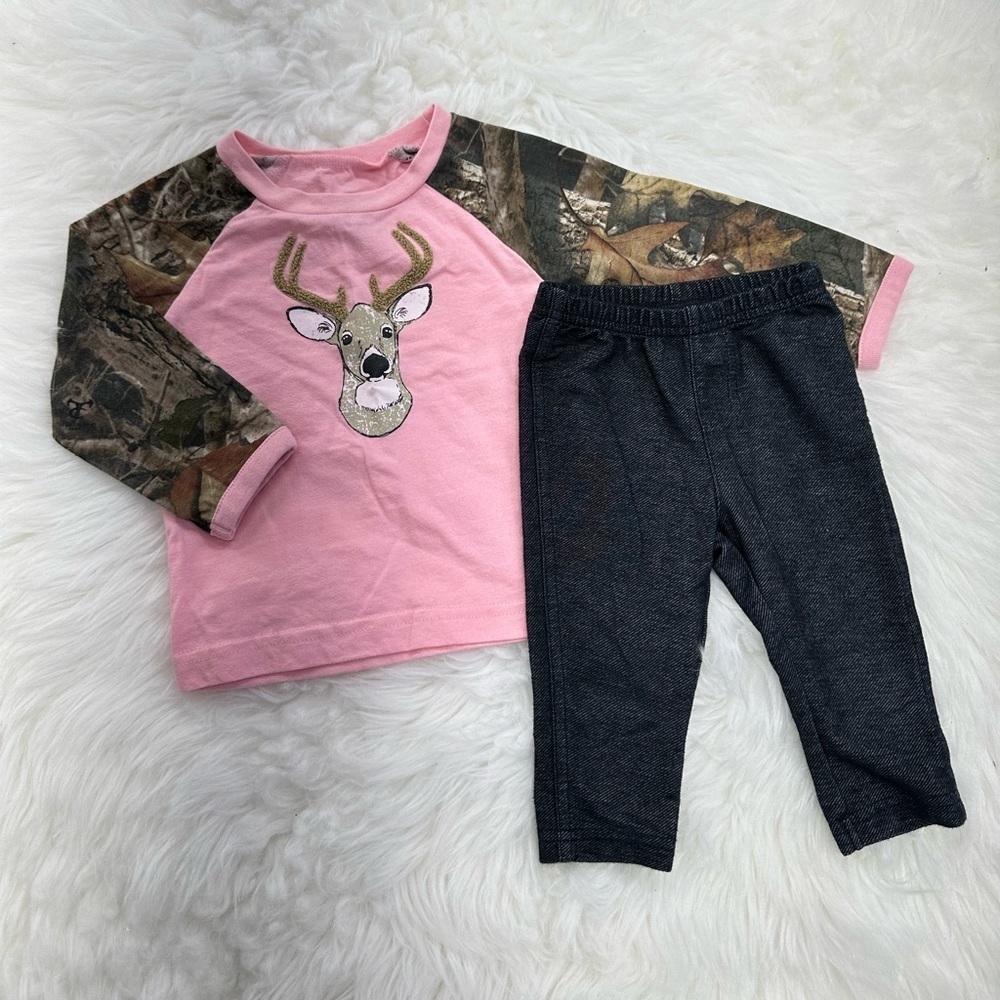 6 Months Baby Girl Matching Outfit Set - Picture 3 of 9